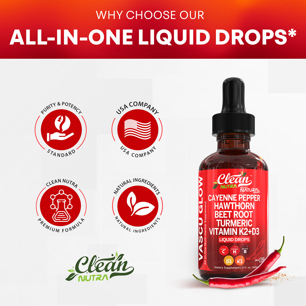 Clean Nutra Cayenne Pepper Drops Supplement Liquid